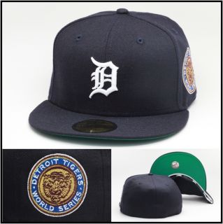 New Era Detroit Tigers Custom Fitted Hat 1968 World Series Side Patch