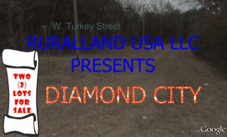 DIAMOND CITY AR MAGNIFICENT 2 LOT DEAL CASH SALE AUCTION NR HOMES NEAR