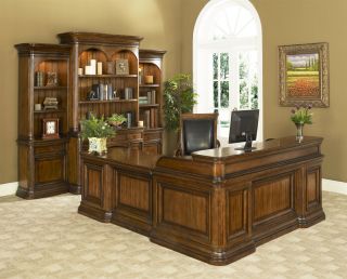 devonshire 5 piece walnut office set bring back the warmth and style