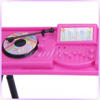 Music DJ Console Mixer Controller Operator Set for Barbie Doll