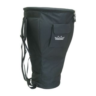 deluxe 14 inch black djembe bag by remo easy to carry by the shoulder