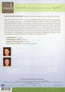 Ruah Mind Body Movement Warrior DVD Suzanne Bowen New Yoga Fusion