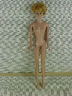 Vintage BUBBLE CUT BARBIE Doll Ash Blonde Coral Lips Japan