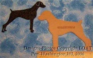Laser Quilt Acrylic TEMPLATE7 Uncropped Doberman Dog