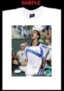 Novak Djokovic Custom T Shirt Tee Tennis Player 1842