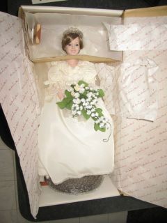Princess Diana Porcelain Bride Doll Danbury Mint