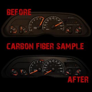 dodge ram 02 07 carbon fiber dashboard instrument panel cluster gauge