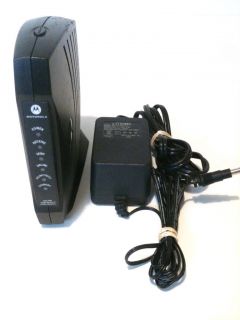 Motorola DOCSIS 2 0 SB5100 Modem with AC Adapter