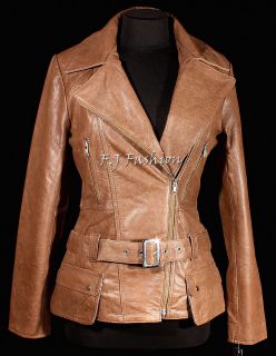 Diaz Vintage Brown Ladies Womens Stylish Retro Real Cow Hide Leather