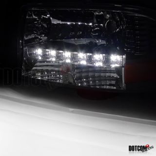 97 04 Dodge Dakota LED Lamps Headlights Chrome Signal