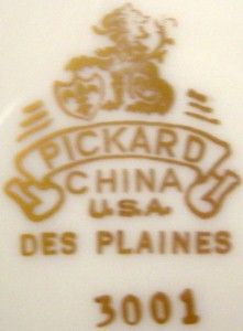 Pickard China Des Plaines pttrn Bread Plate
