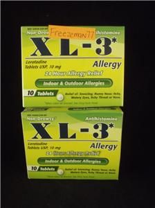  Tablets USP 10mg Antihistamine Allergy Relief 20 Tablets 5 2013