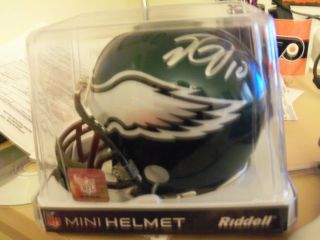 Phildelphia Eagles Mini Helmet Autographed by Desean Jackson