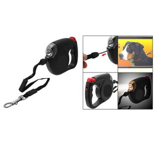  Retractable Dog Puppy Pet Cat Kitten Safe Cord Leash with LED Light