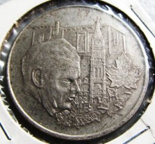 The Right Honourable John G Diefenbaker 1975 Alberta Canada Nickel