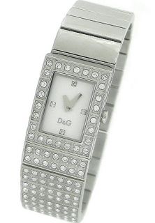 Dolce and Gabbana Crystal Silver Ladies Watch DW0330