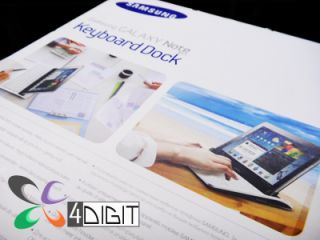  Samsung Galaxy Note 10.1 GT N8000 Keyboard Dock/Desktop Cradle/Stand