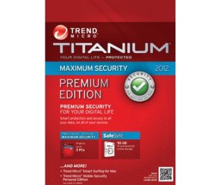 New Trend Micro Titanium Maximum Security 2012 Premium Edition for 3pc
