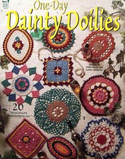 Crochet One Day Dainty Doilies Coasters
