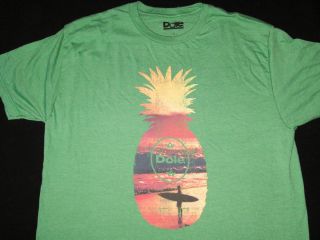  Dole Pineappe Logo Vintage T Shirt Size Large