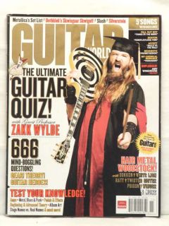 Guitar World Magazine Zakk Wylde Poison Dokken Ratt 07
