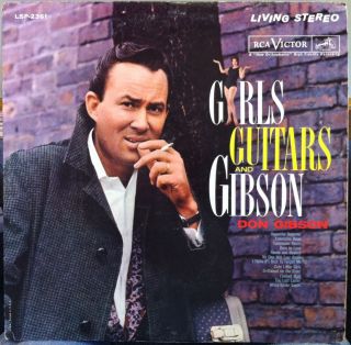 Don Gibson Girls Guitars LP VG LSP 2361 Vinyl 1961 Living Stereo DG 1S