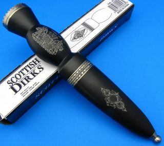 Scottish Dirk Historical Dagger Sword Fixed Blade Black Boot Knife