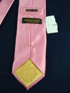 Donald Trump Pink Silk Necktie The Apprentice Signature Tie NWT