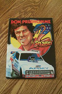 DON PRUDHOMME PLYMOUTH ARROW ARMY FUNNY CAR PRESS KIT (1978)