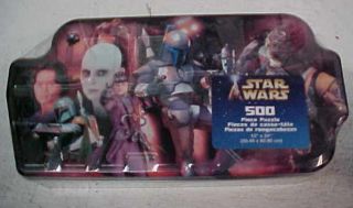 Three Star Wars collectible 500 piece Puzzle in collector tin