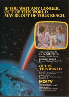 Maureen Flannigan Donna Pescow Out of This World 1986 Ad MCA