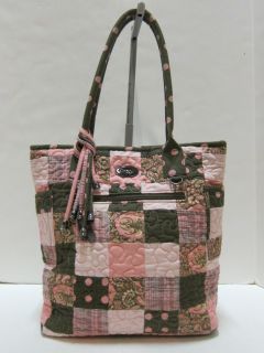 Donna Sharp Tammy Quilted Patchwork Tote Handbag