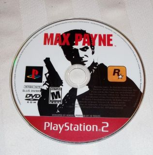 Max Payne PlayStation 2 Game Disc Only PS2 710425270864