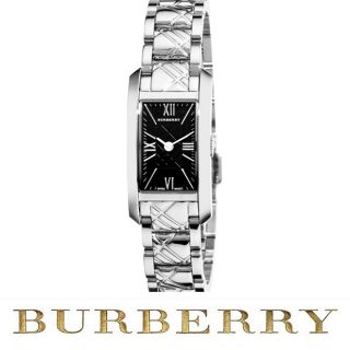 Latest New Burberry Lady Women Petite Dial Check Bracelet Watch BU1099
