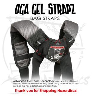 DGA Gel Strapz for Disc Golf Tourney Bag Backpack Back Straps