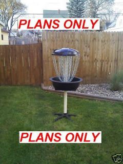 DIY PLANS   Collapsible Disc Golf Target Basket (Frolf)