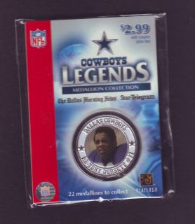 Tony Dorsett 2005 Dallas Cowboys Legends Medallion Collection SEALED