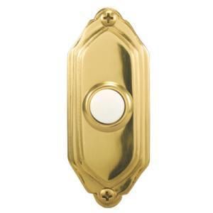 Door Bell Chime Wired Push Button Brass Recessed Mount
