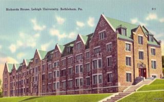 Richards House Mens Dormitory Lehigh University Bethlehem PA