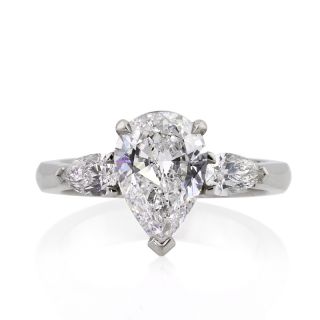 50ct Pear Shape Diamond Engagement Ring and Anniversary Ring