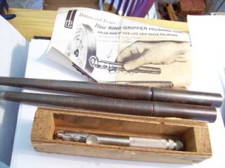 Dotson & Evans Ring polisher & holder and 2 Ring Sizers K&D Nice Tools