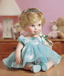 Franklin Mint Princess Diana Porcelain Baby Doll B11ZU22