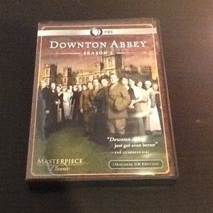 Downton Abbey Season 2 DVD 2012 3 Disc Set Masterpiece classic