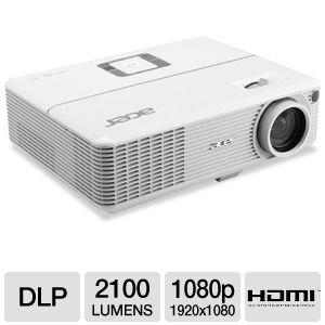 Acer H6500 1080p Widescreen DLP Projector