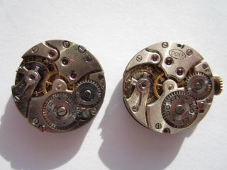 Lot of 2 Doxa Sub Seconds Watch Movements for Parts
