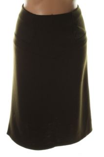 Diane Von Furstenberg New Crosley Green Wool Below Knee A Line Skirt 6
