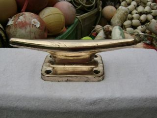  18 inch Solid Brass 35 Pound SHIP Boat Dock Cleat Bronze