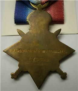RARE 1914 Star Bar Kia 1914 Officer in The Black Watch and Paperwork