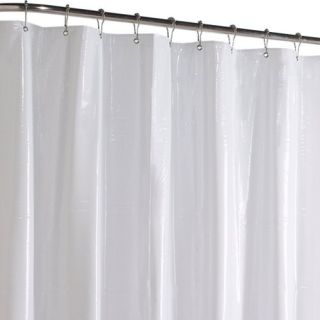 New Maytex No More Mildew Shower Curtain Liner White