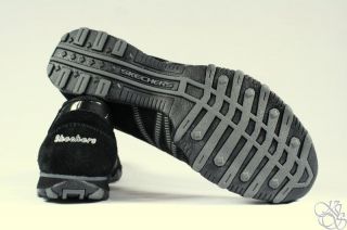 Skechers Bikers Dream Come True Black Charcoal Sneakers Shoes 21140